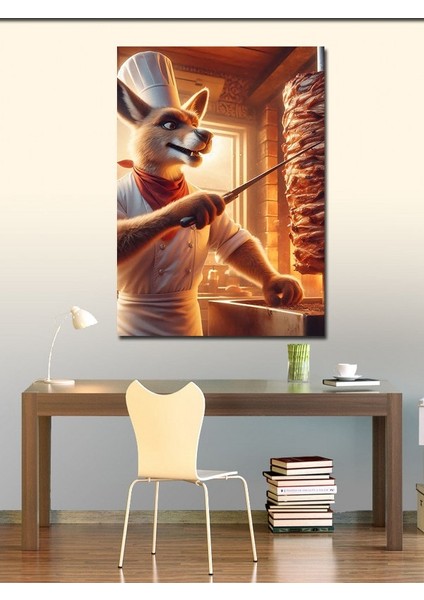 Kanvas Tablo Dönerci Kanguru fiyatları