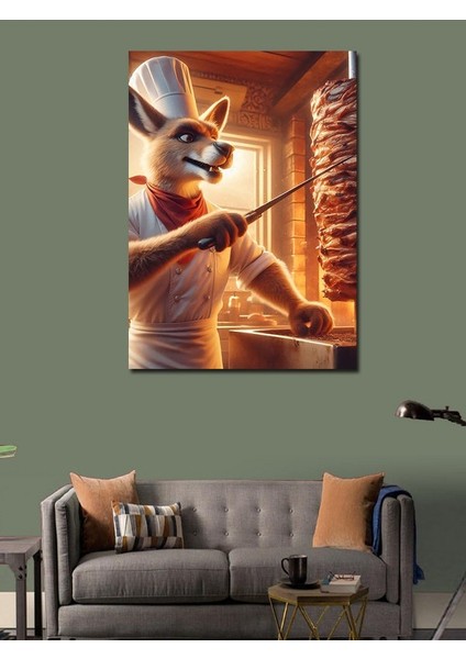 Kanvas Tablo Dönerci Kanguru modelleri