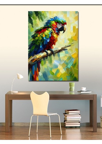 Kanvas Tablo Renkli Papağan fiyatları