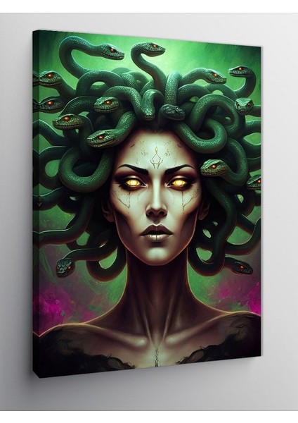 Kanvas Tablo Taşlaşmış Medusa