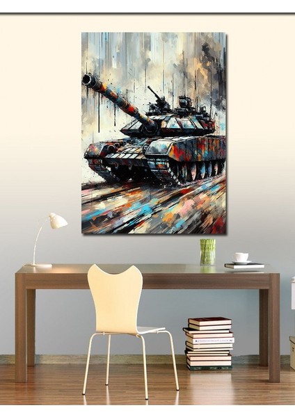 Kanvas Tablo Savaş Tankı fiyatları