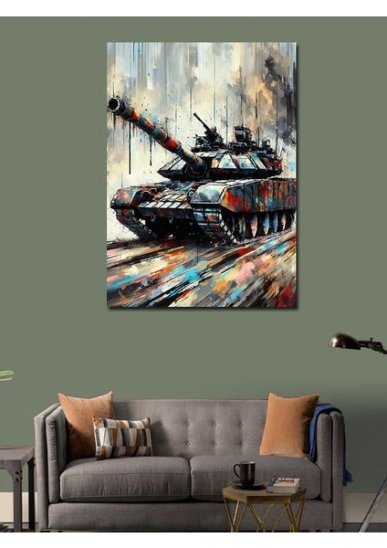 Kanvas Tablo Savaş Tankı modelleri