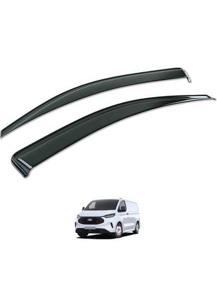 Ford Custom Ferrous Cam Rüzgarlığı 2 Parça 2023 ve Üstü