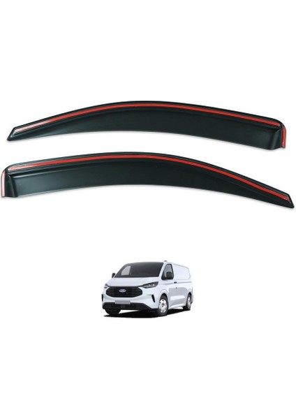 Ford Custom Ferrous Cam Rüzgarlığı 2 Parça 2023 ve Üstü modelleri