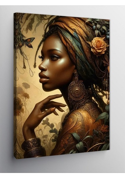 Kanvas Tablo Kadın Portresi