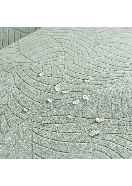 Yeşil Jakarlı Fırfır Şeklinde Tam Kaplama Esnek Kanepe Kılıfı (Yurt Dışından) indirimleri