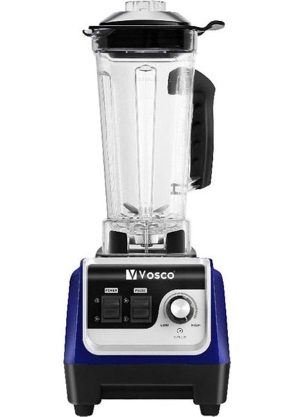 HS-206 Manuel Buz Kırıcı Bar Blender 2 L 2000 W Mavi