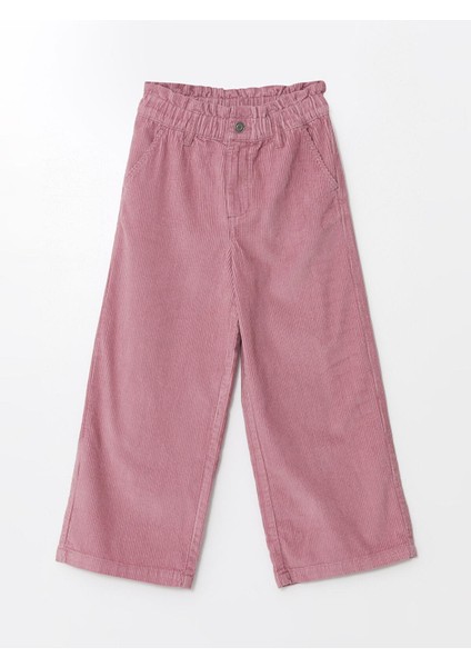 Lcw Kids Wideleg Kadife Kız Çocuk Pantolon