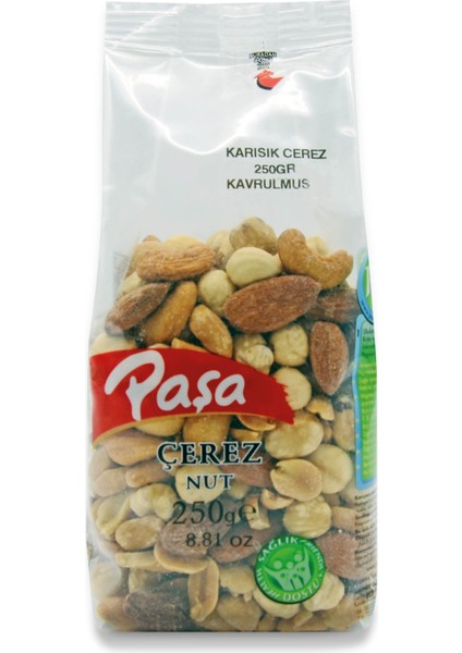 Paşa Kuruyemiş Kavrulmuş Karışık Kuruyemiş 250 gr x 3 Adet (Toplam 750 Gr)