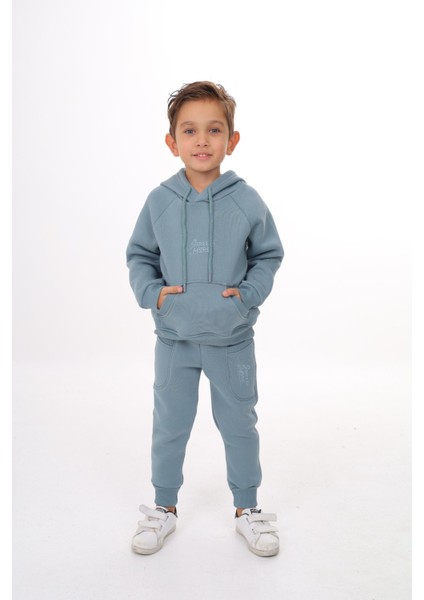 Erkek Çocuk Nakışlı Eşofman Takım