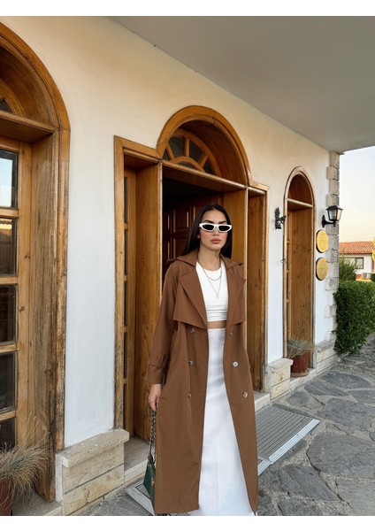 Lola Oversize Kol Detaylı Trençkot 1211 fiyatları