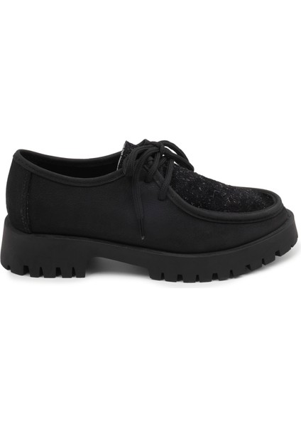 Siyah Nubuk Loafer Kadın Ayakkabı modelleri