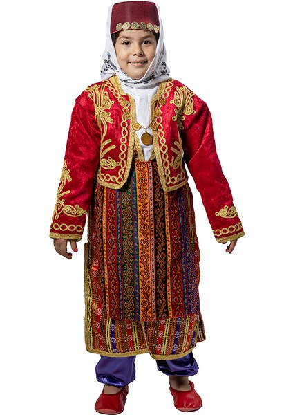 Silifke Yöresel Kız Çocuk Kostümü modelleri