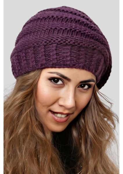 Kadın Kışlık Boyunluk Özellikli Triko Örgü Bere fiyatları