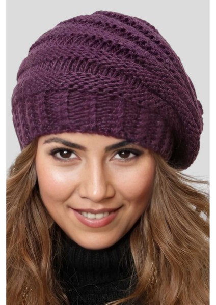 Kadın Kışlık Boyunluk Özellikli Triko Örgü Bere fırsatları