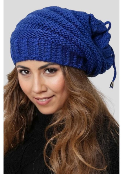 Kadın Kışlık Boyunluk Özellikli Triko Örgü Bere modelleri