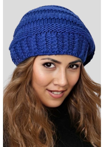 Kadın Kışlık Boyunluk Özellikli Triko Örgü Bere indirimleri