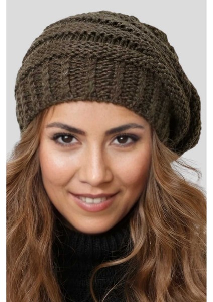 Kadın Kışlık Boyunluk Özellikli Triko Örgü Bere fırsatları