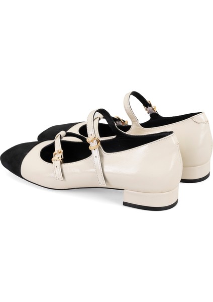 Elni Bej Kadın Mary Jane Deri Babet indirimleri