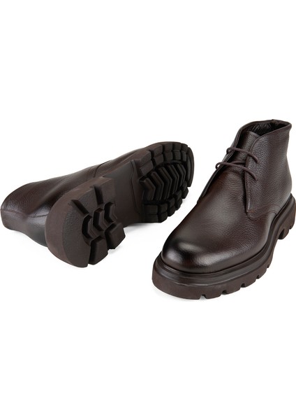 Elara Kahve Erkek Deri Bot indirimleri