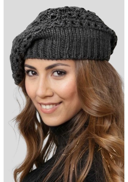 Kadın Tek Kat Örgü Ressam Bere modelleri