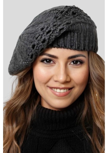 Kadın Tek Kat Örgü Ressam Bere fırsatları