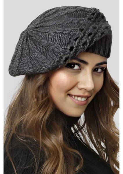 Kadın Tek Kat Örgü Ressam Bere indirimleri