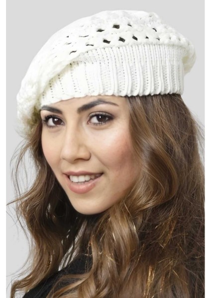 Kadın Tek Kat Örgü Ressam Bere modelleri