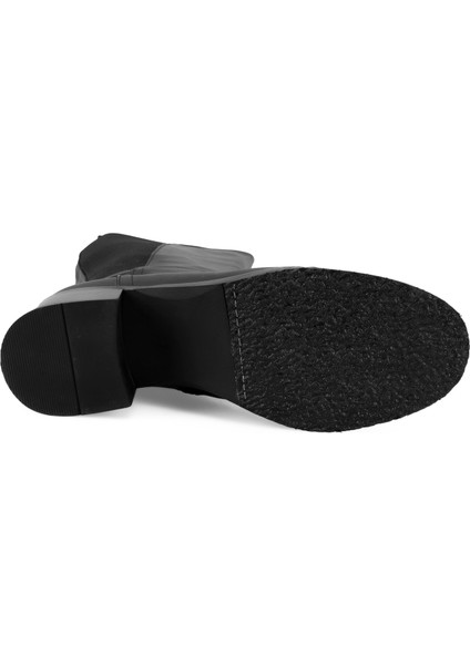 Marsel Siyah Kadın Deri Çizme indirimleri