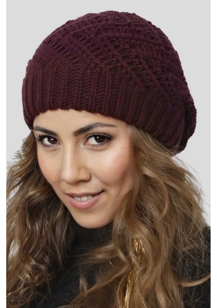 Kadın Yumuşak Dokulu Astarlı Triko Örgü Bere modelleri