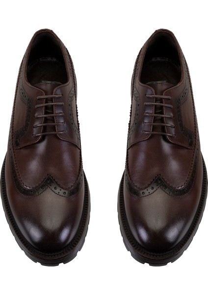 Heleni Kahve Erkek Deri Klasik Ayakkabı indirimleri