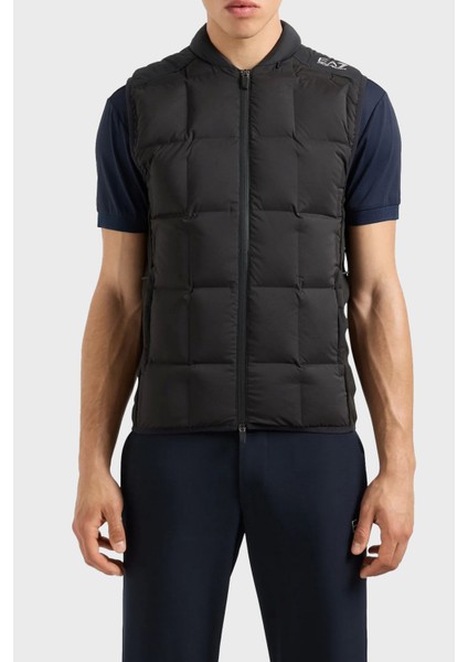 Kuş Tüyü Dolgulu Çıkarılabilir Kapüşonlu Slim Fit Şişme Yelek Erkek Yelek 6DPQ08 Pngkz 1200