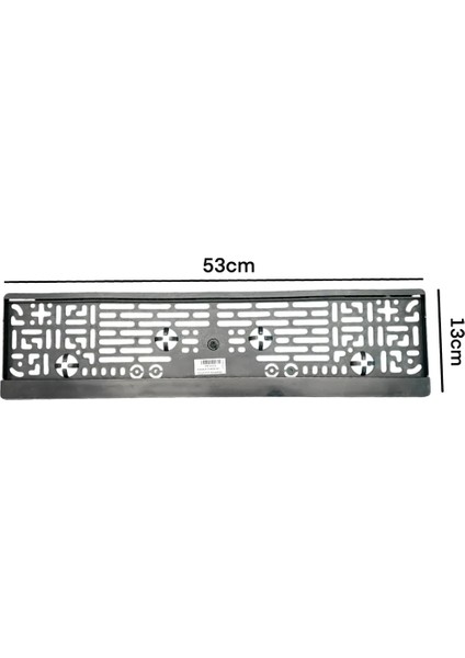 2 Adet Plastik Yazısız Plaka Altlığı Geçme Plakalık 53CMX17CM Standart Uzun Tip