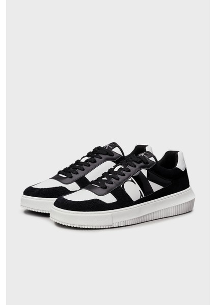 Calvin Klein Logo Baskılı Süet Sneaker Ayakkabı YM0YM011220GM Erkek Ayakkabı YM0YM01122 0gm