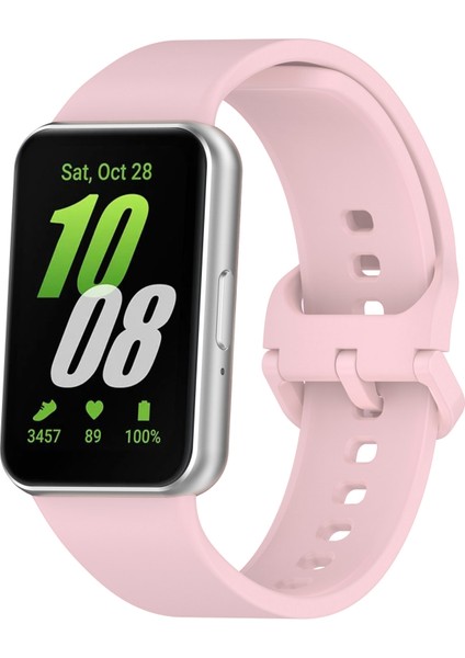 -Samsung Galaxy Fit 3 Için Düz Renk Kayış (Yurt Dışından)