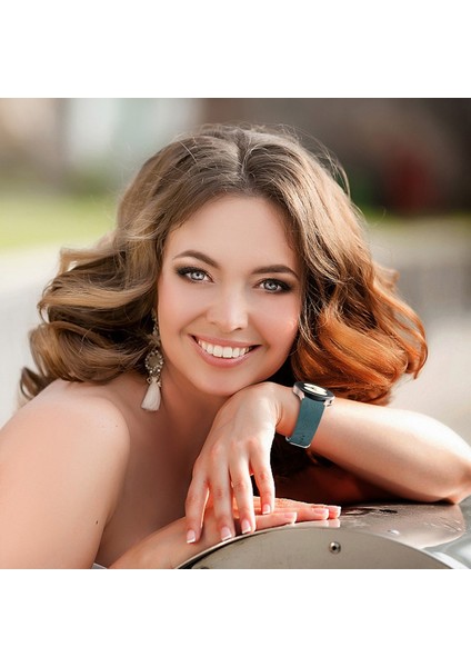 -Samsung Galaxy Watch 6 Için Kelebek Desenli Kayış (Yurt Dışından)