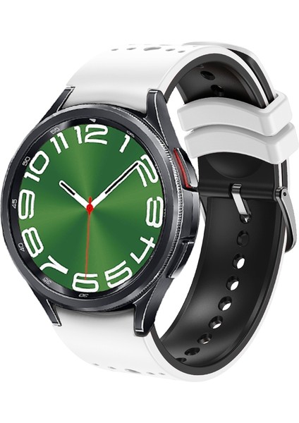 -Samsung Galaxy Watch 6 Için Iki Renkli Kayış (Yurt Dışından)