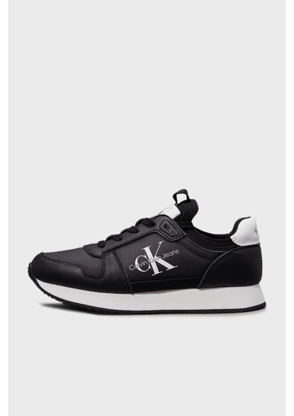 Deri Logolu Sneaker Ayakkabı YW0YW016160GM Bayan Ayakkabı YW0YW01616 0gm fiyatları