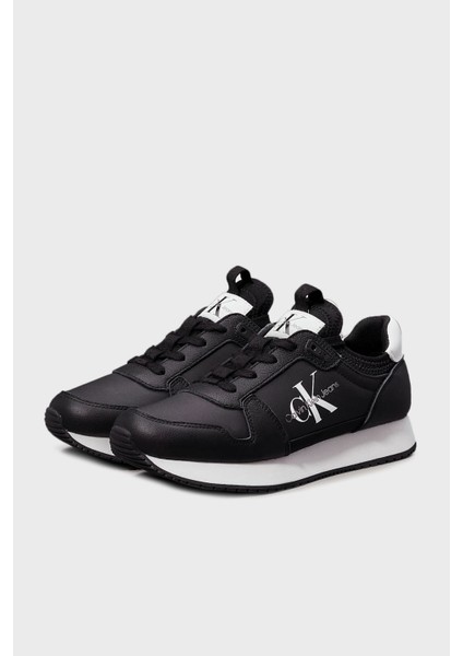 Deri Logolu Sneaker Ayakkabı YW0YW016160GM Bayan Ayakkabı YW0YW01616 0gm modelleri