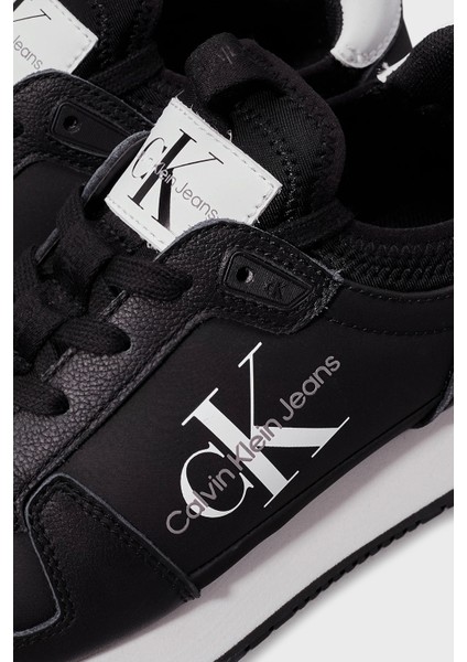 Deri Logolu Sneaker Ayakkabı YW0YW016160GM Bayan Ayakkabı YW0YW01616 0gm indirimleri