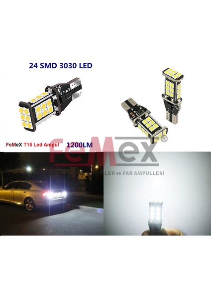 Hyundai Accent Era LED Geri Vites Ampulu Femex Platinum W16W modelleri