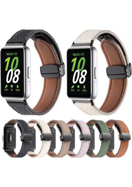 -Samsung Galaxy Fit 3 Için Litchi Doku Kayışı (Yurt Dışından)