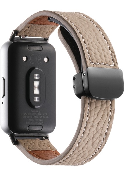 -Samsung Galaxy Fit 3 Için Litchi Doku Kayışı (Yurt Dışından)