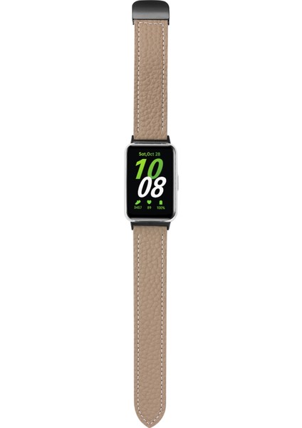 -Samsung Galaxy Fit 3 Için Litchi Doku Kayışı (Yurt Dışından)