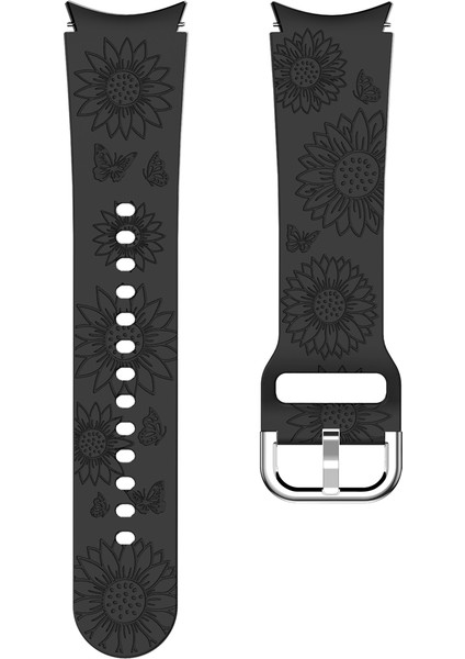 -Samsung Galaxy Watch 6 Için Ayçiçeği Desenli Kayış (Yurt Dışından)