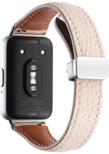 -Samsung Galaxy Fit 3 Için Iki Tonlu Deri Kayış (Yurt Dışından)