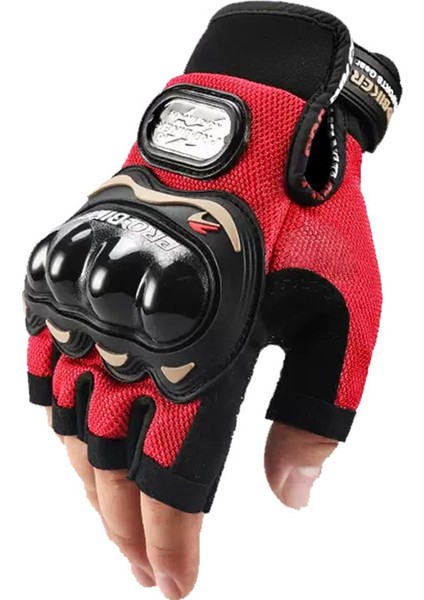 Erkek Motosiklet Eldiveni Kırmızı Beden 2xl (Yurt Dışından)