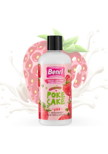 Çilek Poke Cake Vücut Losyonu 500 ml