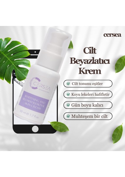 Vücut Beyazlatıcı ve Leke Giderici Krem 50 ml