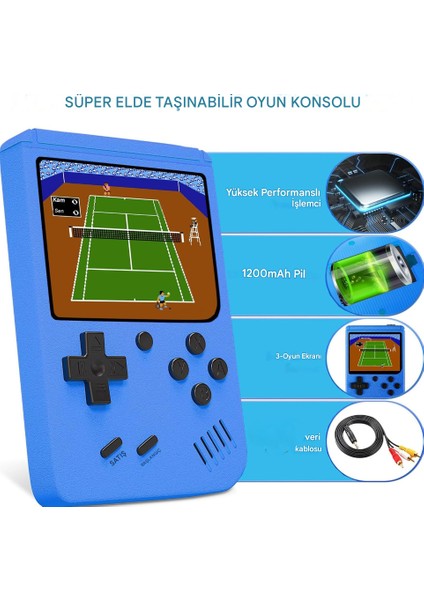 Iki Oyunculu Oyun Için Tv Bağlantısını Destek 3.0 Inç Renkli Ekran Çocuklar Yetişkinler Için Uygun fiyatları